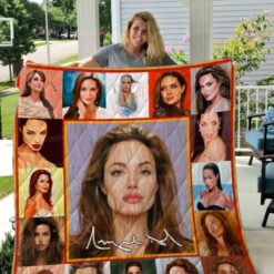 Angelina Jolie Lover Blanket Quilt B21