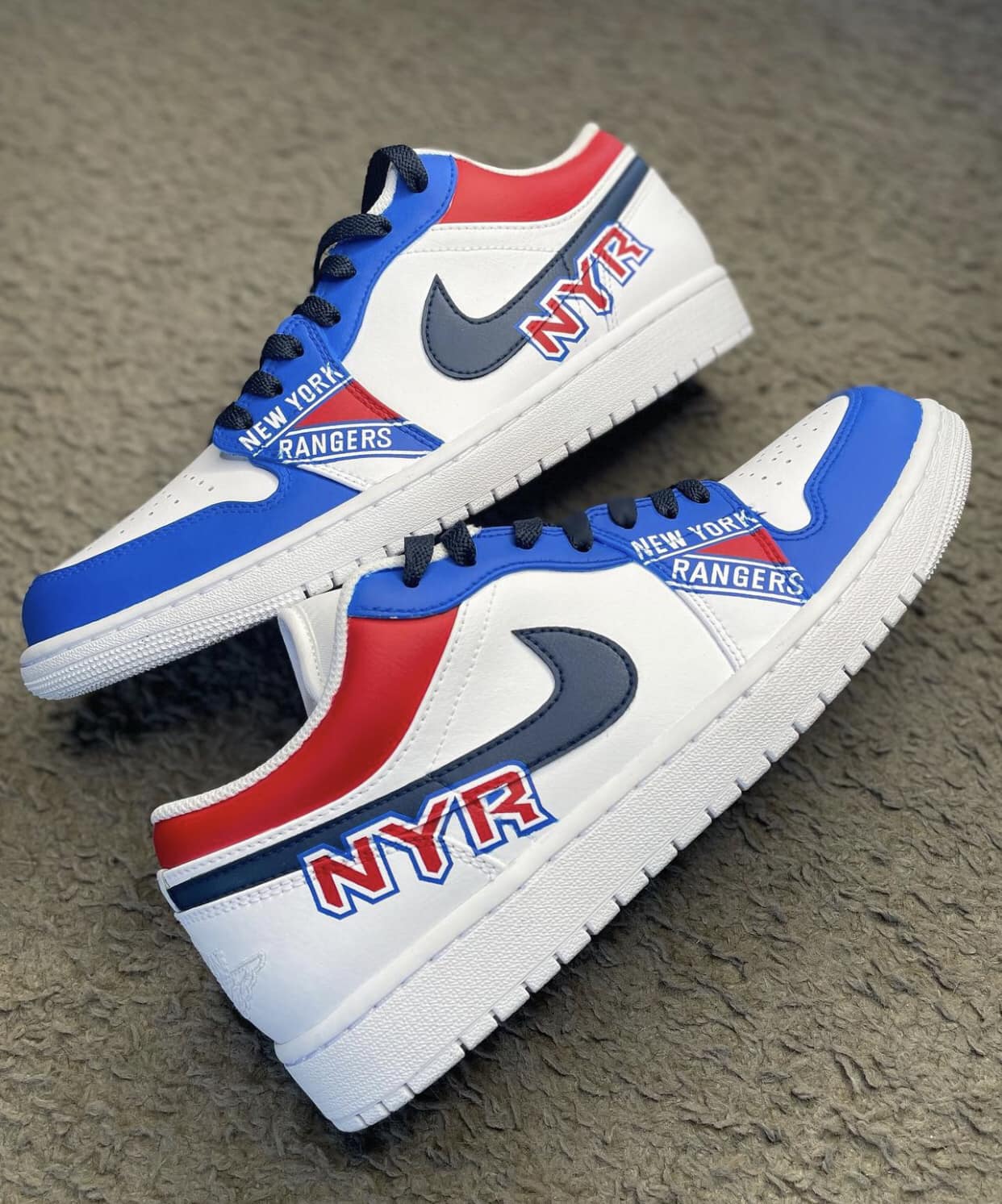 New York Rangers Air Force Shoes B21