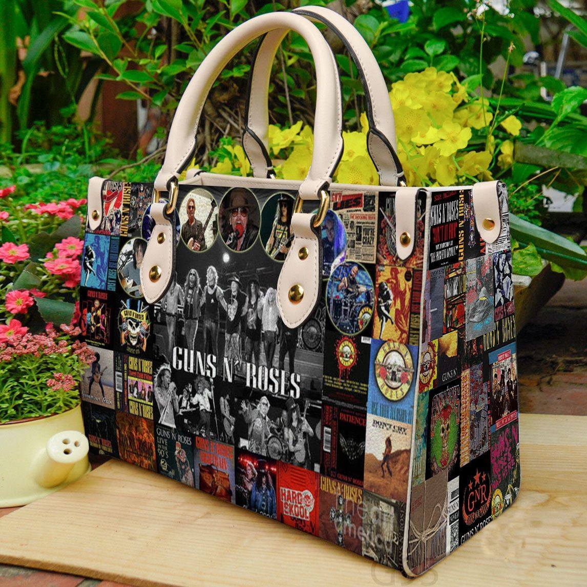 Guns N’ Roses Leather HandBag B21