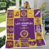 Los Angeles Lakers 3 Blanket Quilt B23