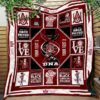 Alabama A&M Bulldogs 2 Blanket Quilt B22