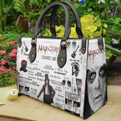 Alice Cooper Leather HandBag B21