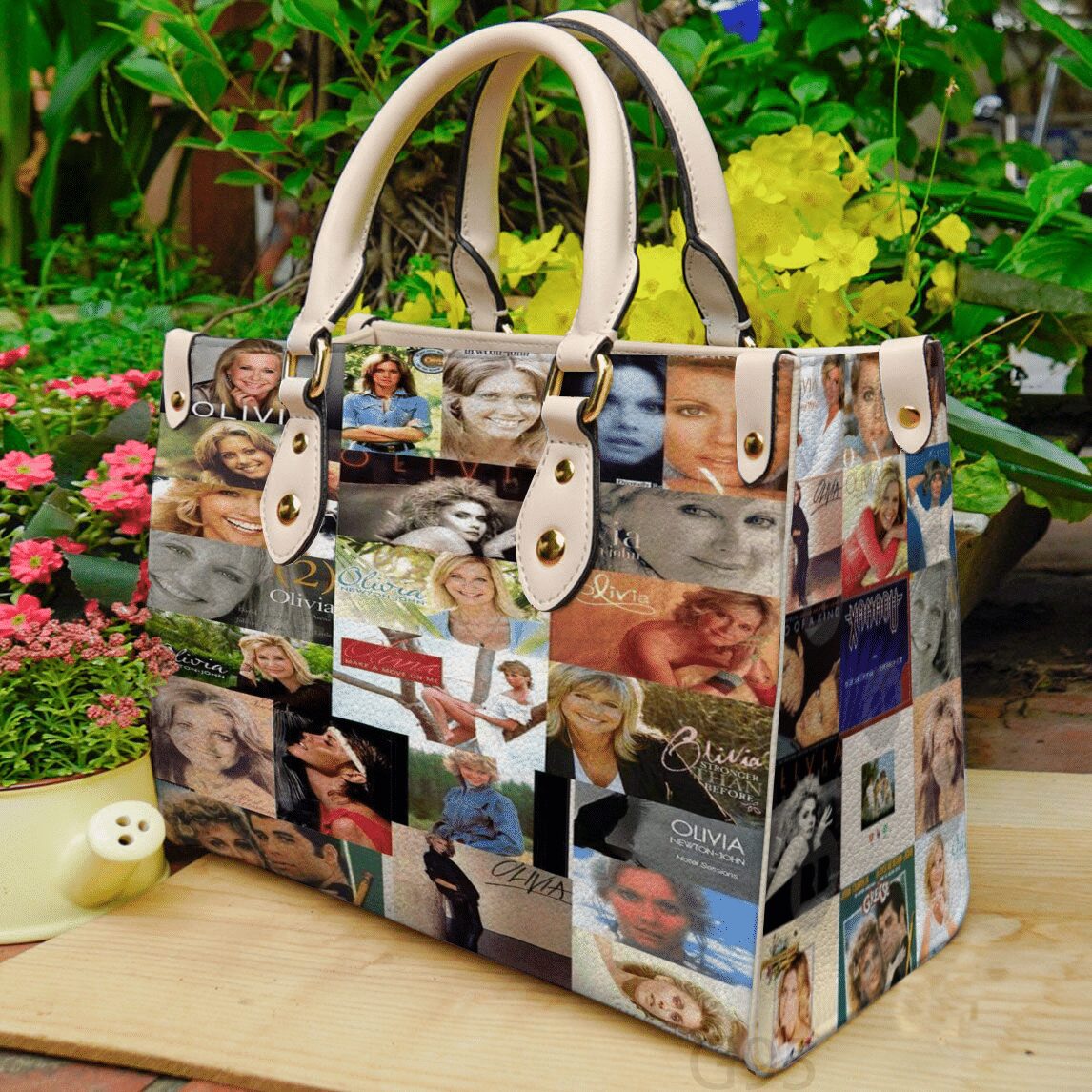 Olivia Newton-John Leather HandBag B21