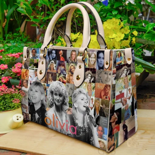 Olivia Newton-John Leather HandBag B21
