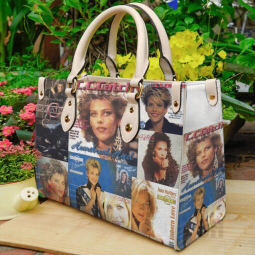 C C CATCH Leather HandBag B22