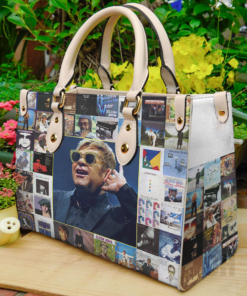 Elton John 2 Hand Leather Bag B23