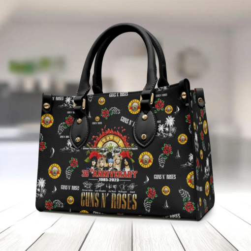 Guns N' Roses Leather HandBag B21