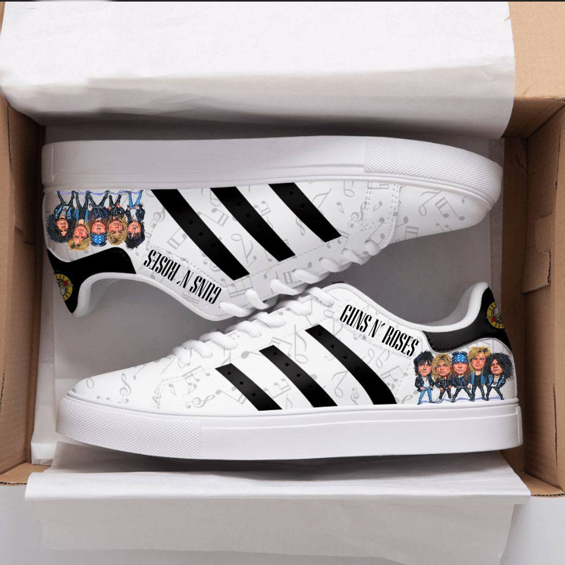 Guns N’ Roses Stan Smith Shoes B21