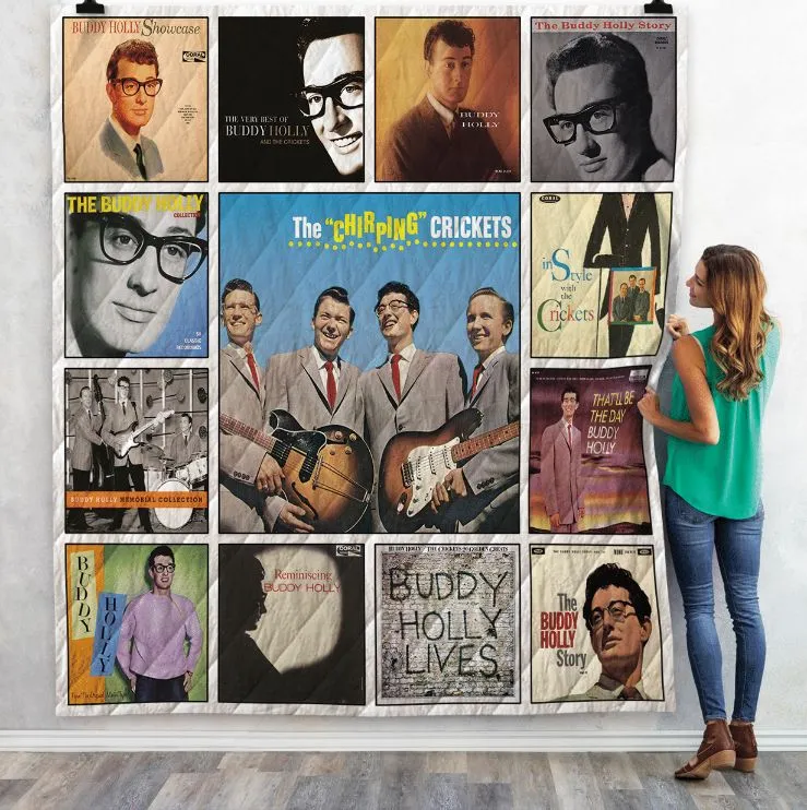 The Buddy Holly Lover Blanket Quilt B21