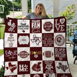 Texas A&M Aggies Blanket Quilt B23