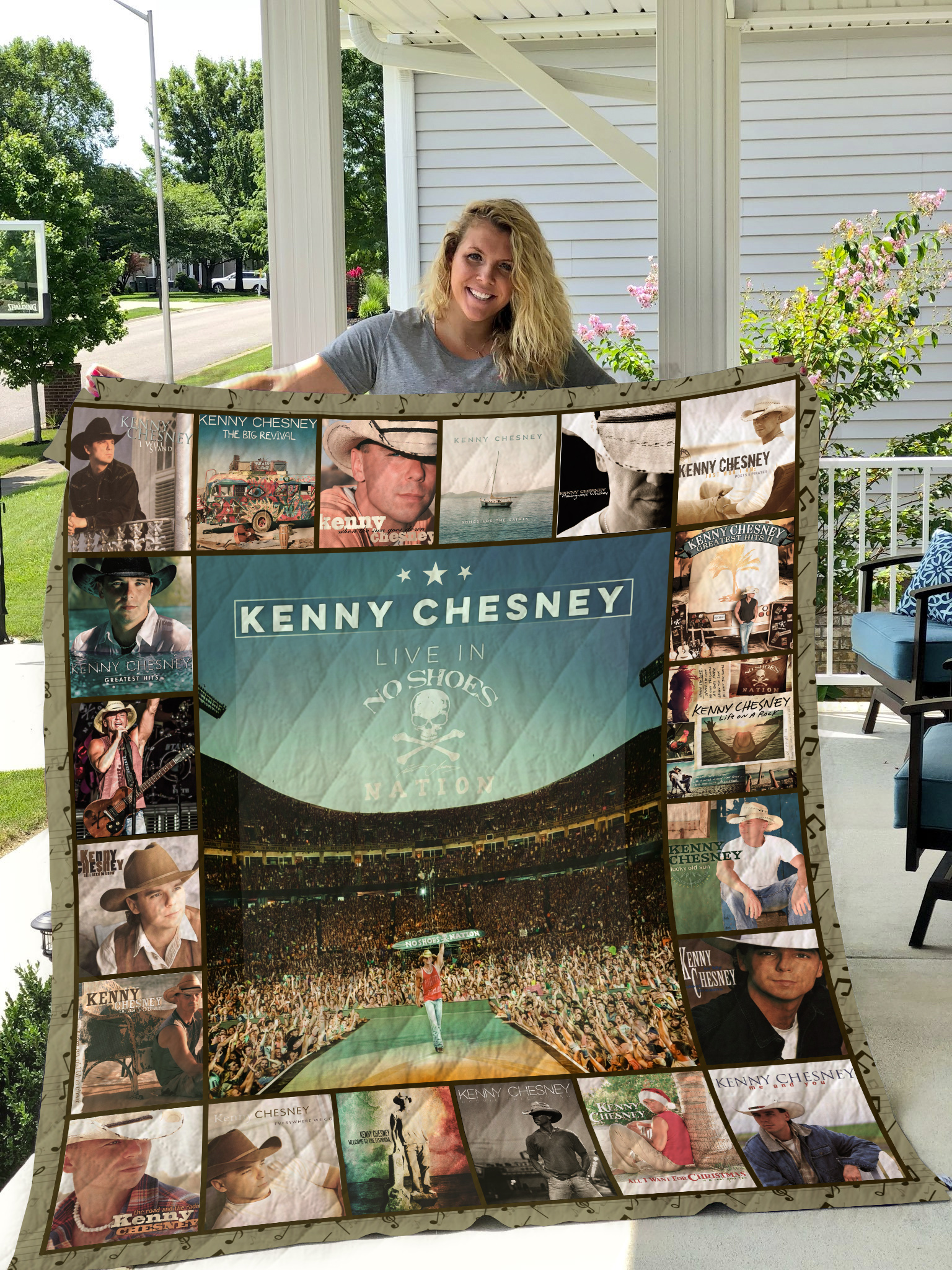 Kenny Chesney Love Blanket Quilt B23