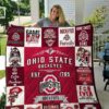 Ohio State Buckeyes Quilt Blanket B23