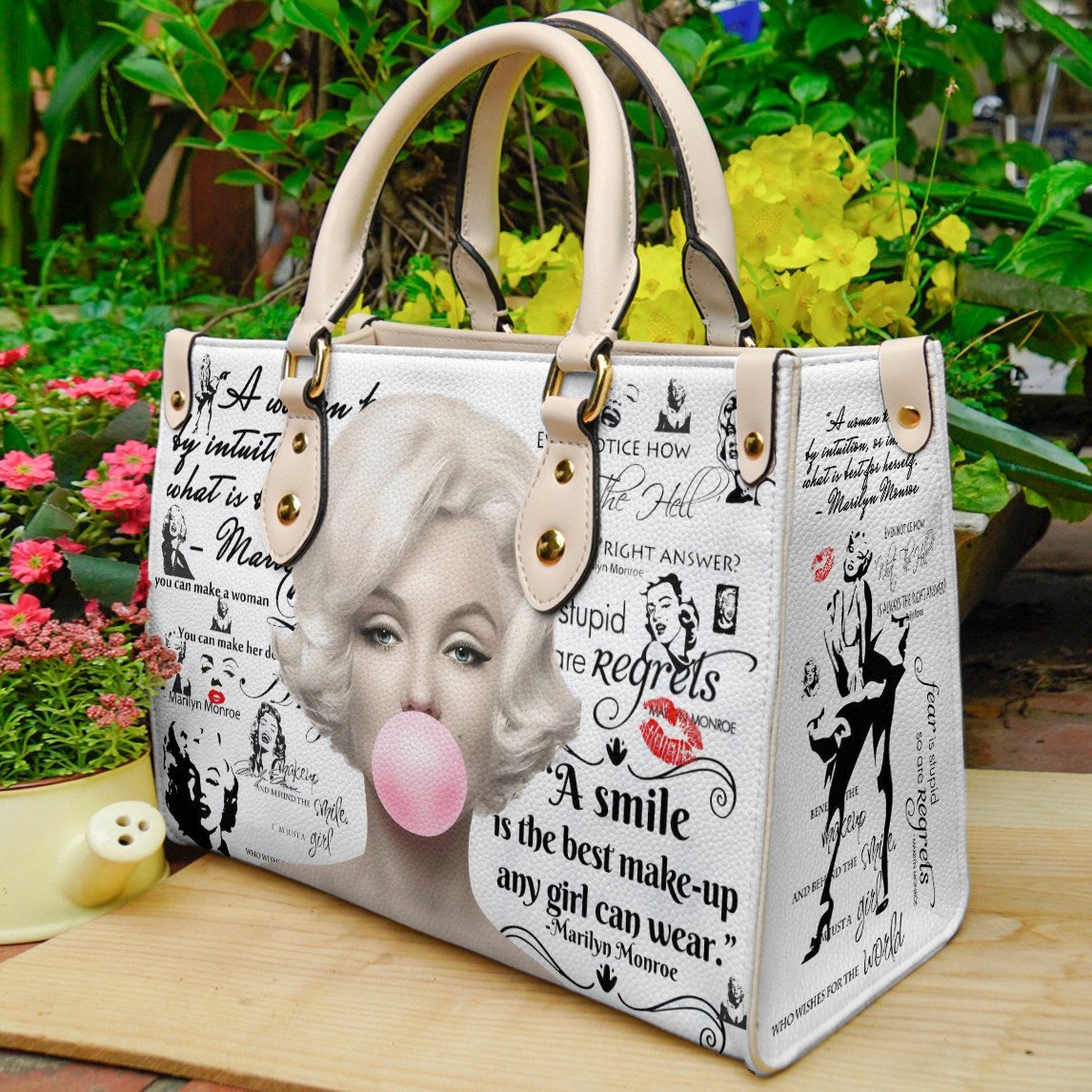 Marilyn Monroe 1 Leather Bag B23