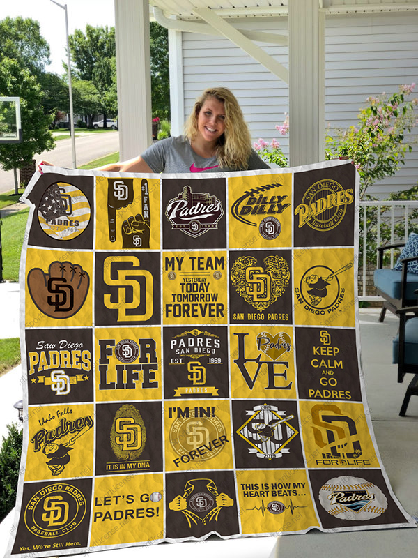 San Diego Padres 1 Blanket Quilt B23