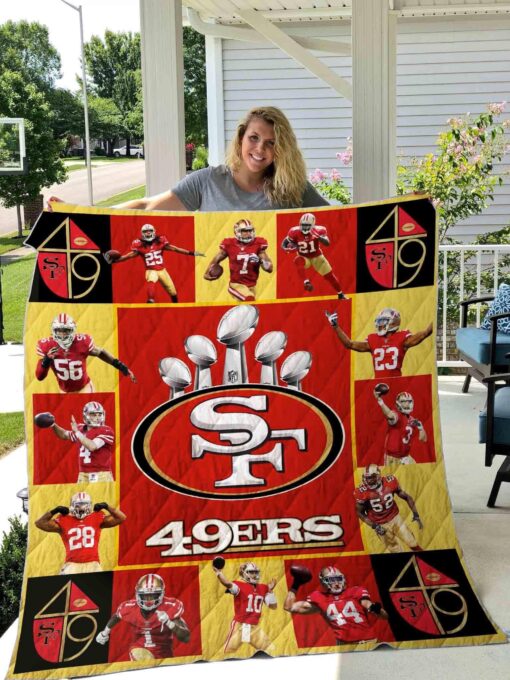San Francisco 49ers 1 Blanket Quilt B23