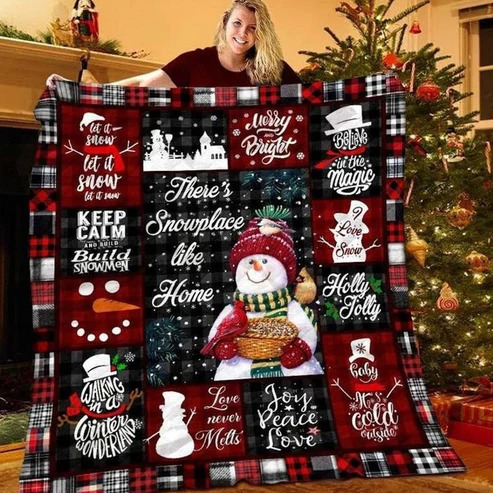 Merry Christmas Quilt Blanket B21