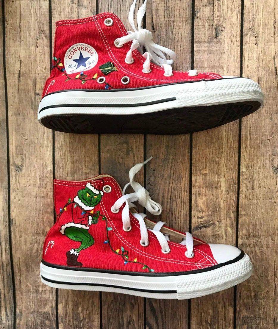 Grinch Merry Christmas High Top B23