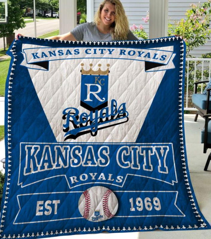 Kansas City Royals Blanket Quilt B23