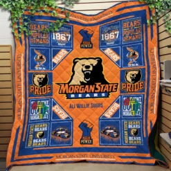 Morgan State University Bears Blanket Quilt B21