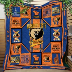 Morgan State University Bears Blanket Quilt B21