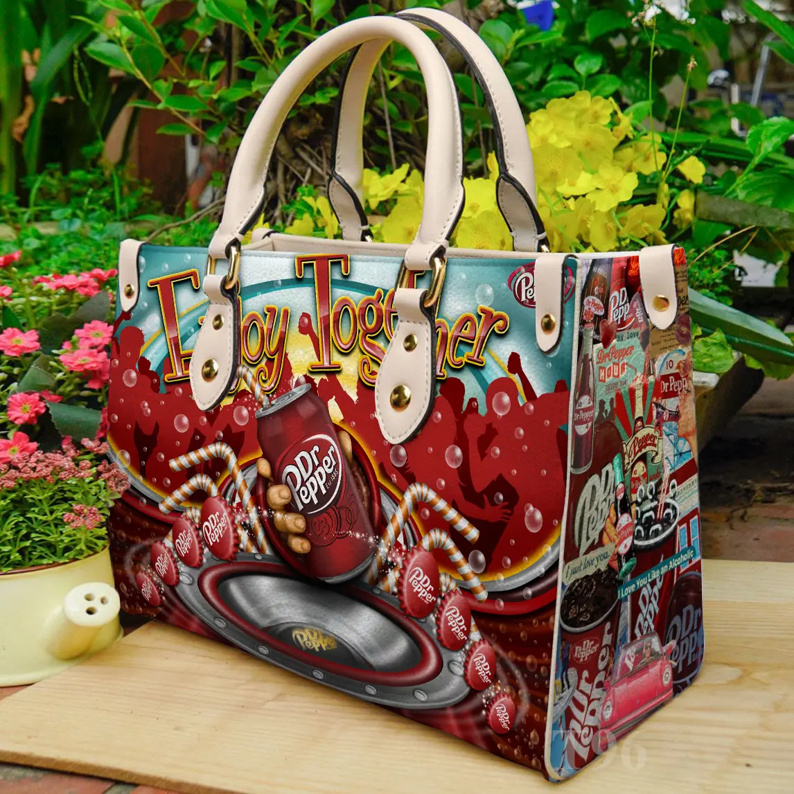 Dr Pepper Leather Bag B23