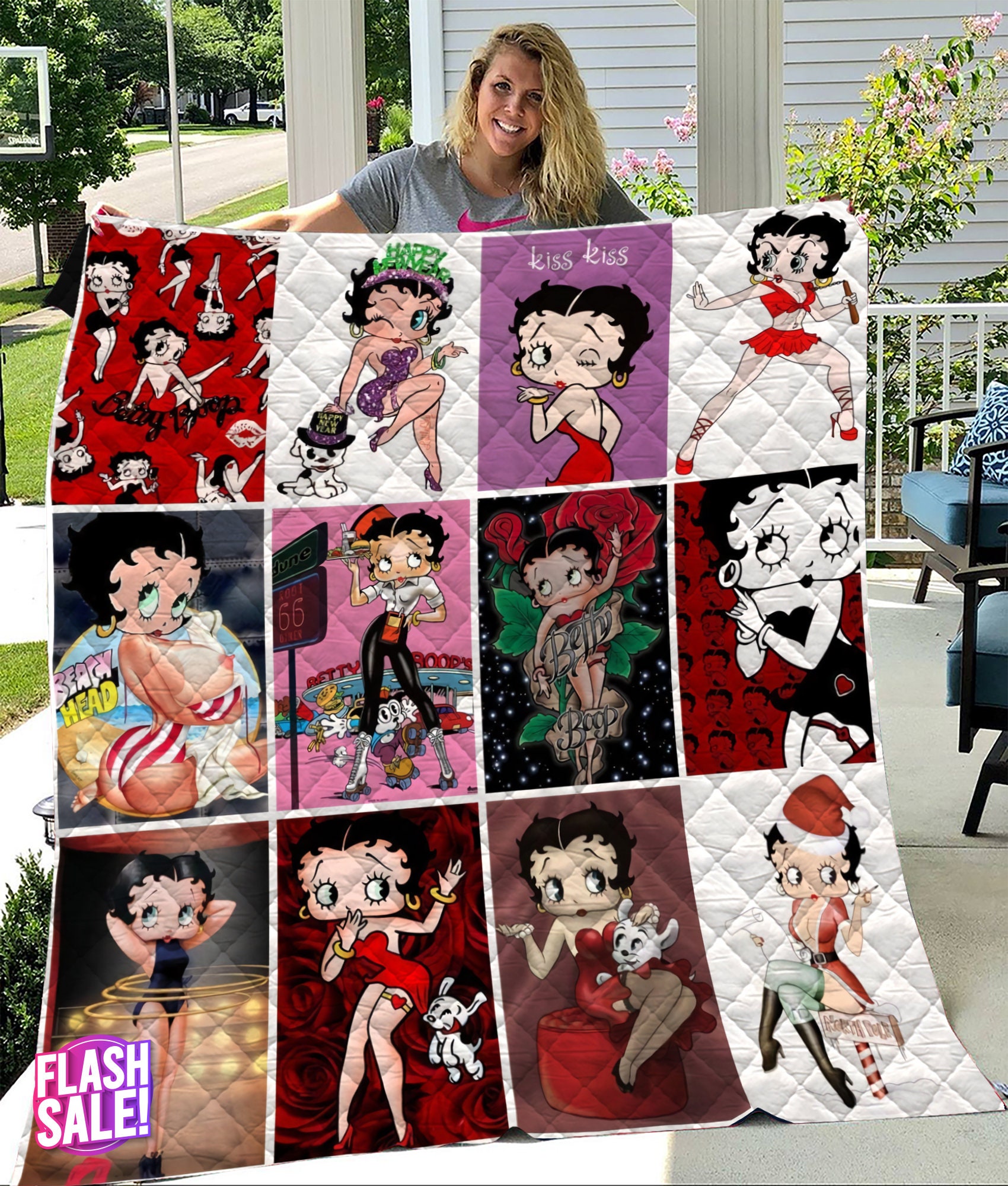 Betty Boop Blanket Quilt B23