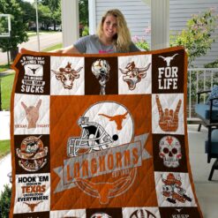 Texas Longhorns Blanket Quilt B23