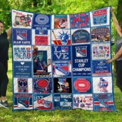 New York Rangers Quilt Blanket B23