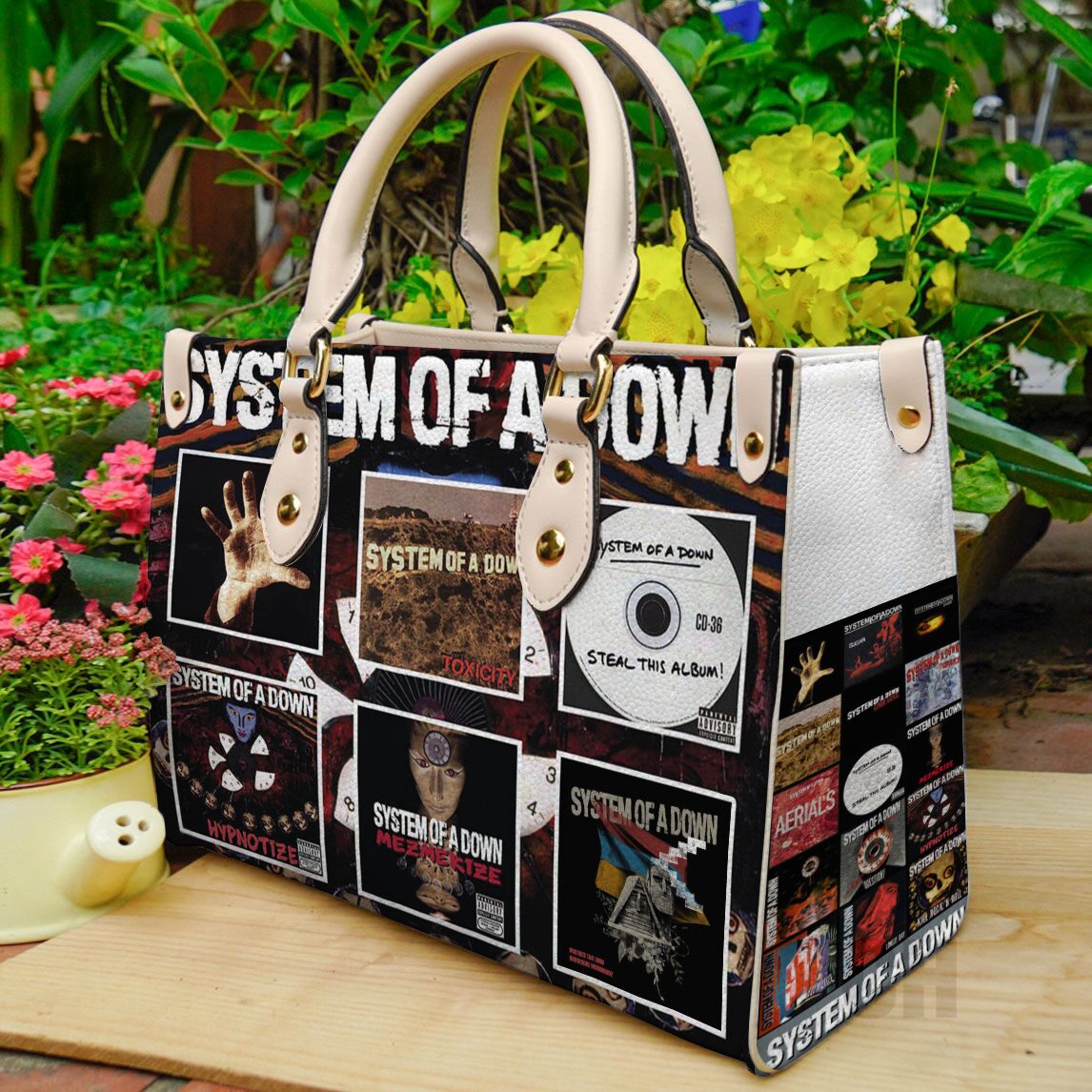 System of a Down Leather HandBag B21
