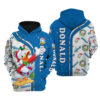Donald Duck Hoodie Zip Hoodie B21