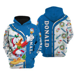 Donald Duck Hoodie Zip Hoodie B21