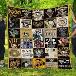 Pittsburgh Penguins 3g Blanket Quilt B23