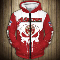 San Francisco 49ers Hoodie Zip  B23