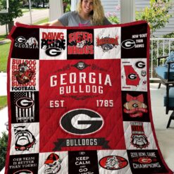 Georgia Bulldogs 1 Quilt Blanket Quilt B23