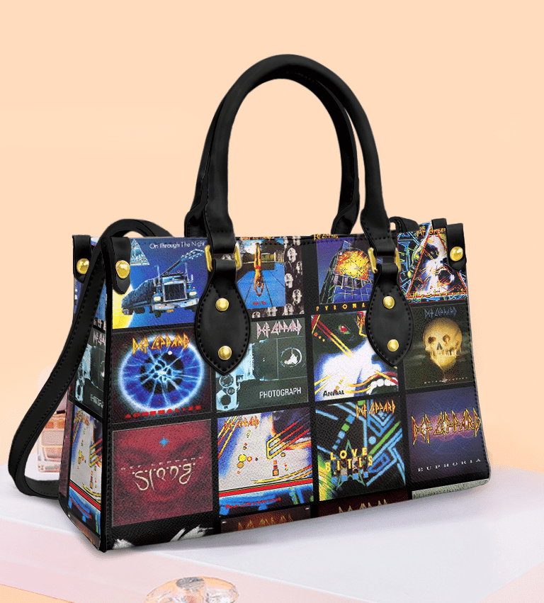 Def Leppard Leather Bag B23