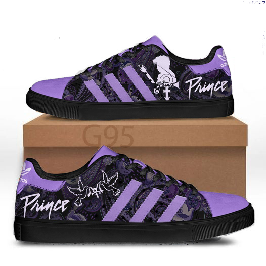 Prince Purple Stan Smith Skate Shoes B21