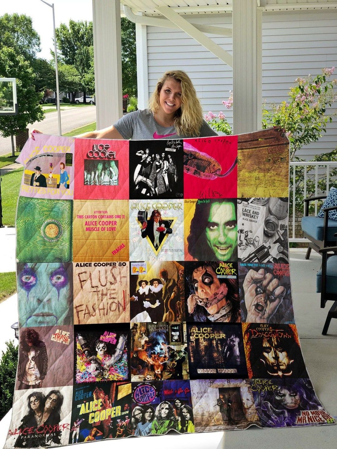 Alice Cooper 2 Blanket Quilt B21