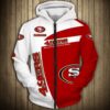 San Francisco 49ers Hoodie Zip  B23