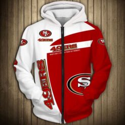 San Francisco 49ers Hoodie Zip  B23