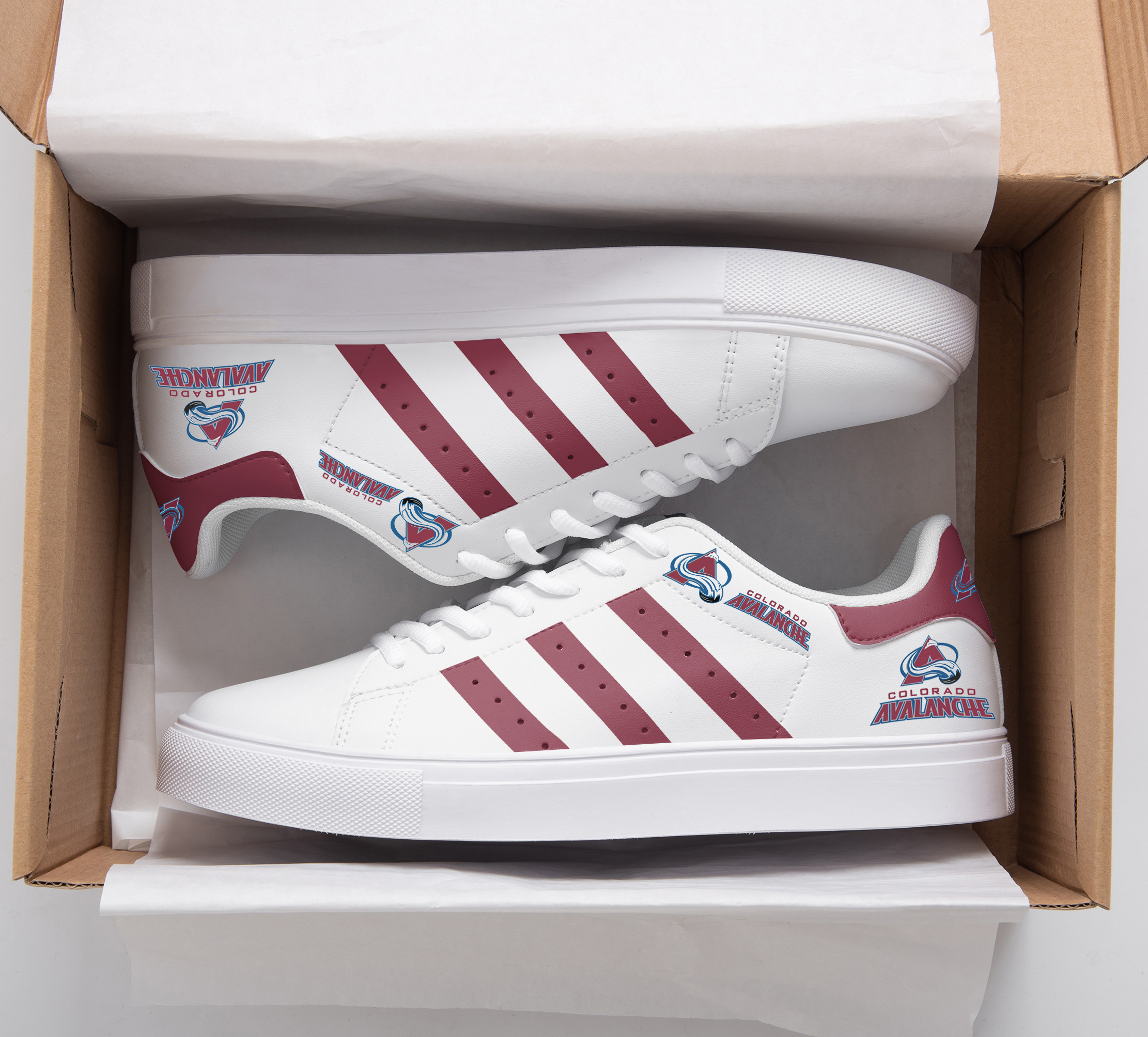 Colorado Avalanche 2 Stan Smith Shoes B22