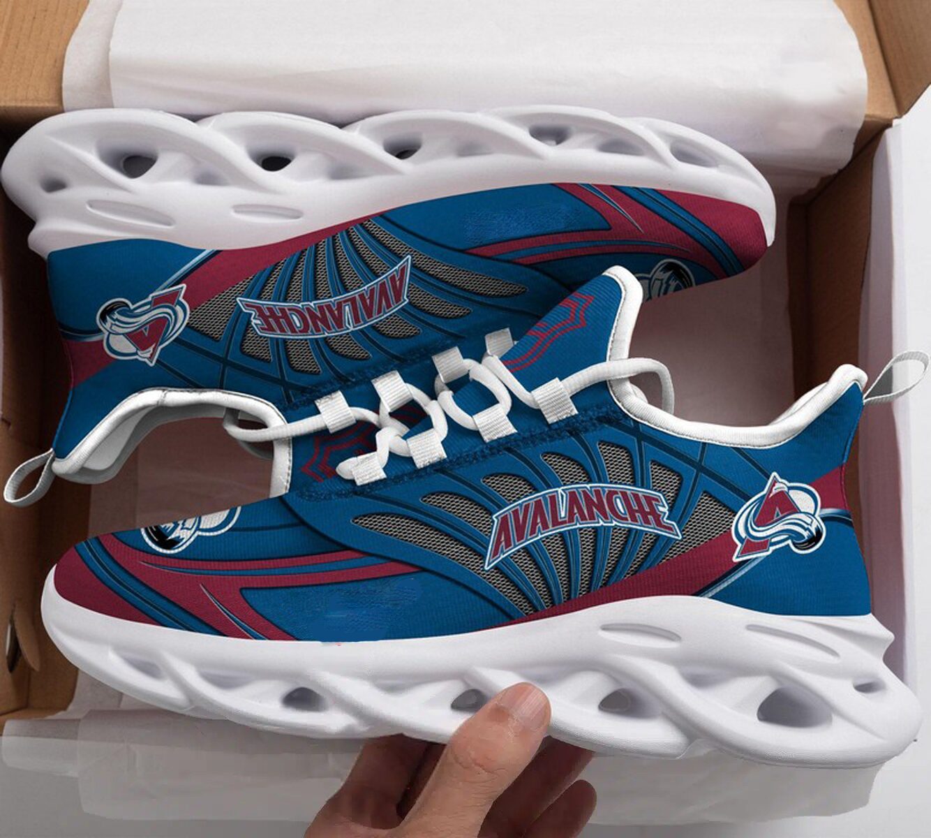 Colorado Avalanche 1 Max Soul Shoes B22