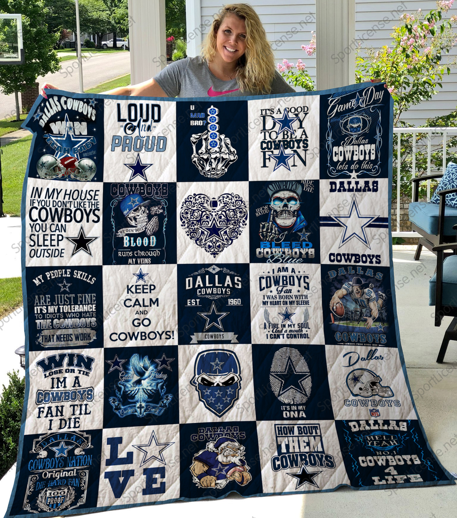 Dallas Cowboys Blanket Quilt B21