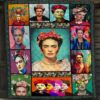 Frida Kahlo 4 Quilt Blanket Quilt B22