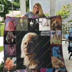 Johnny Winter Quilt Blanket Quilt B21