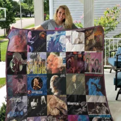 Johnny Winter Quilt Blanket Quilt B21