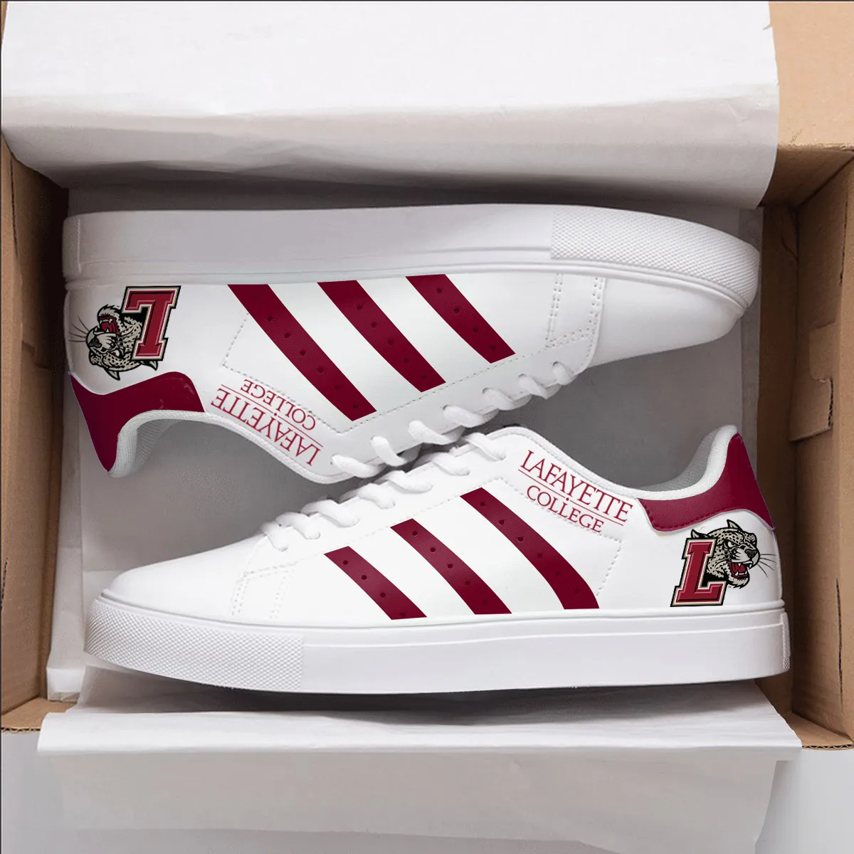 Lafayette College Leopards Stan Smith Shoes B21