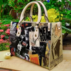 Neil Young 1 Leather HandBag B22