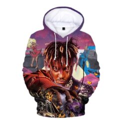 Juice Wrld Hoodie Zip Hoodie 3D B23