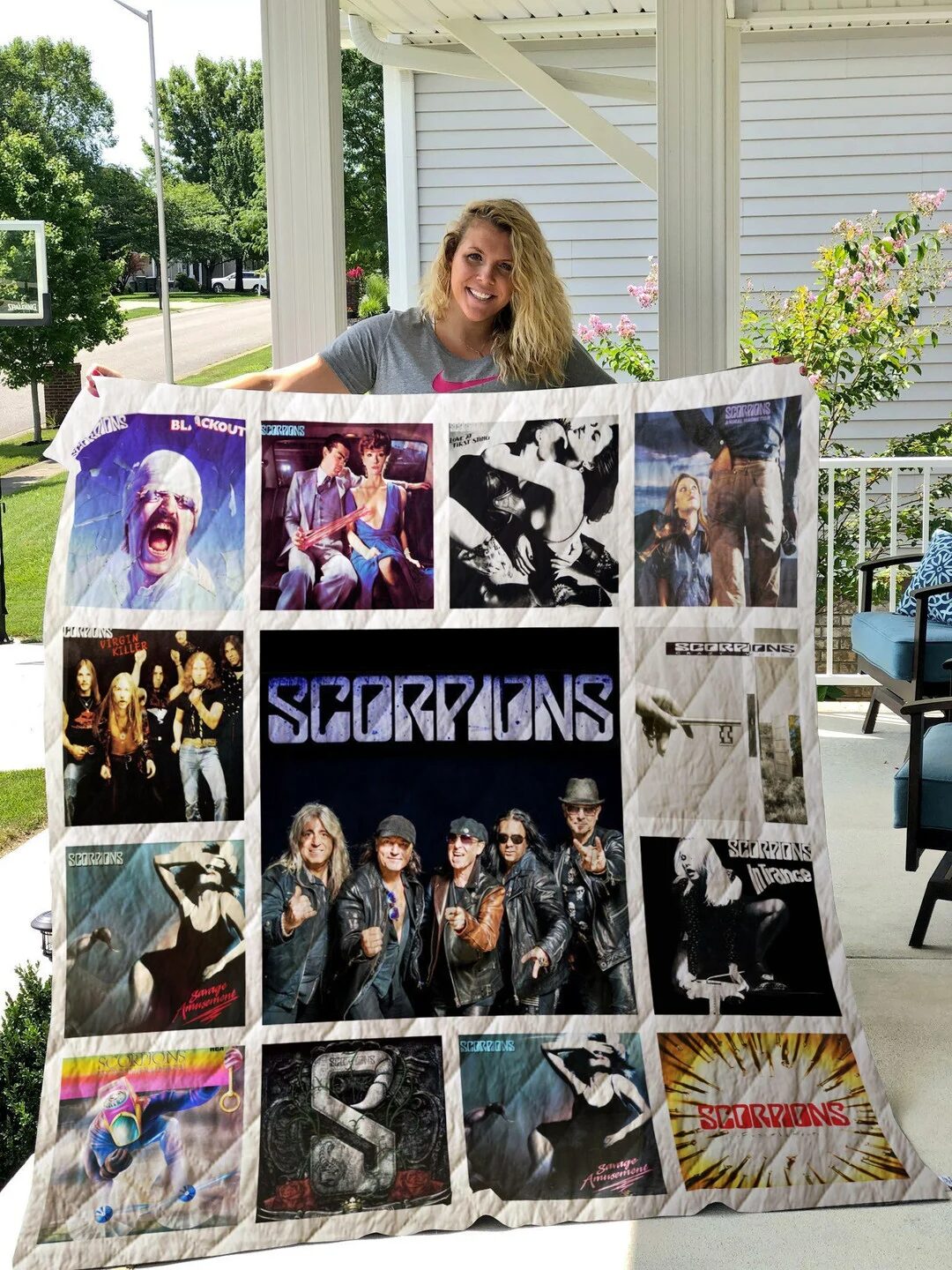 Scorpions band 5 Blanket Quilt B22