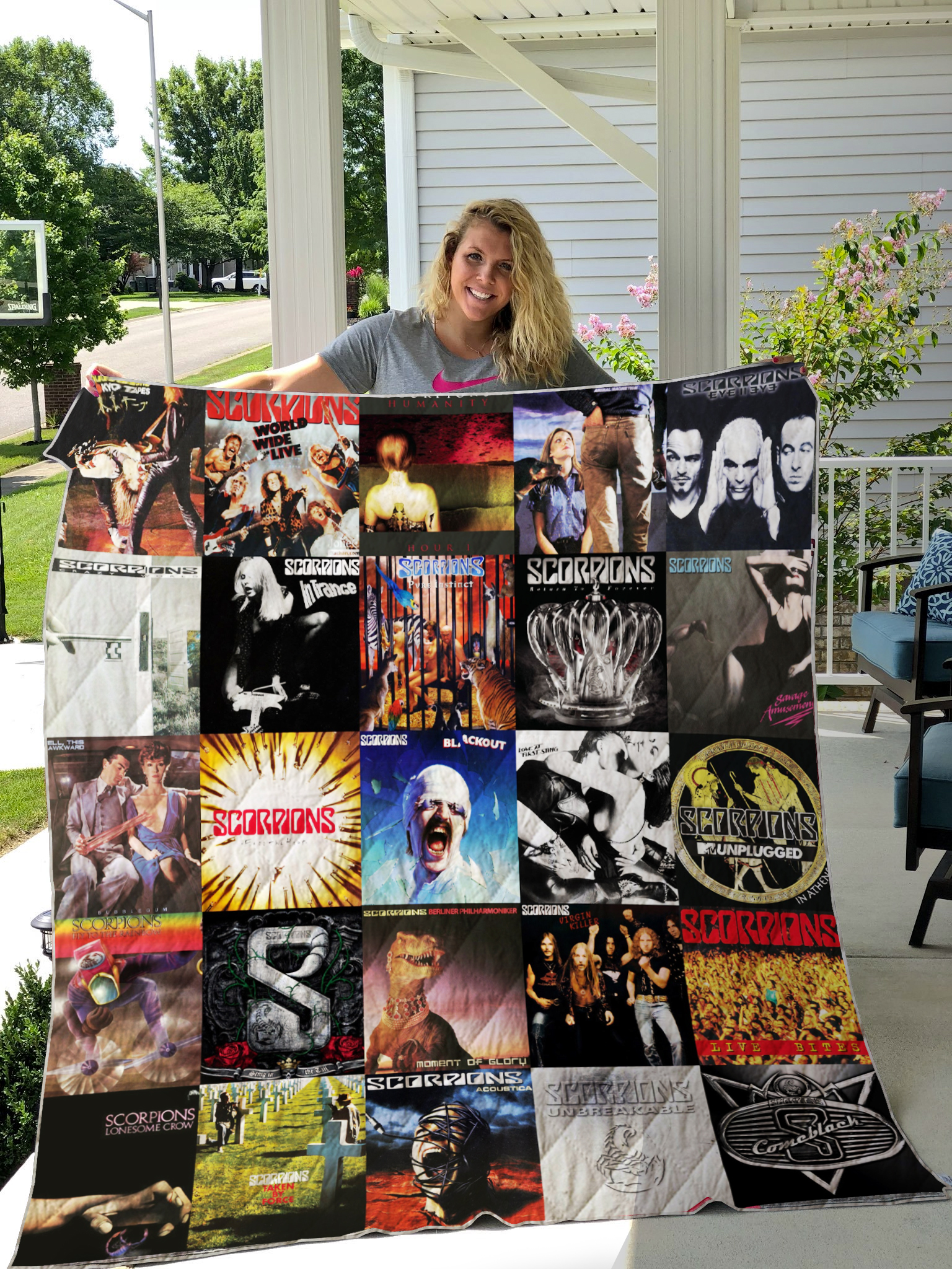 Scorpions band 6 Blanket Quilt B22